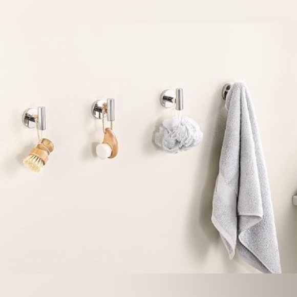 Chrome hooks. Modern. Brand new. In original box. - Picture 2 of 4